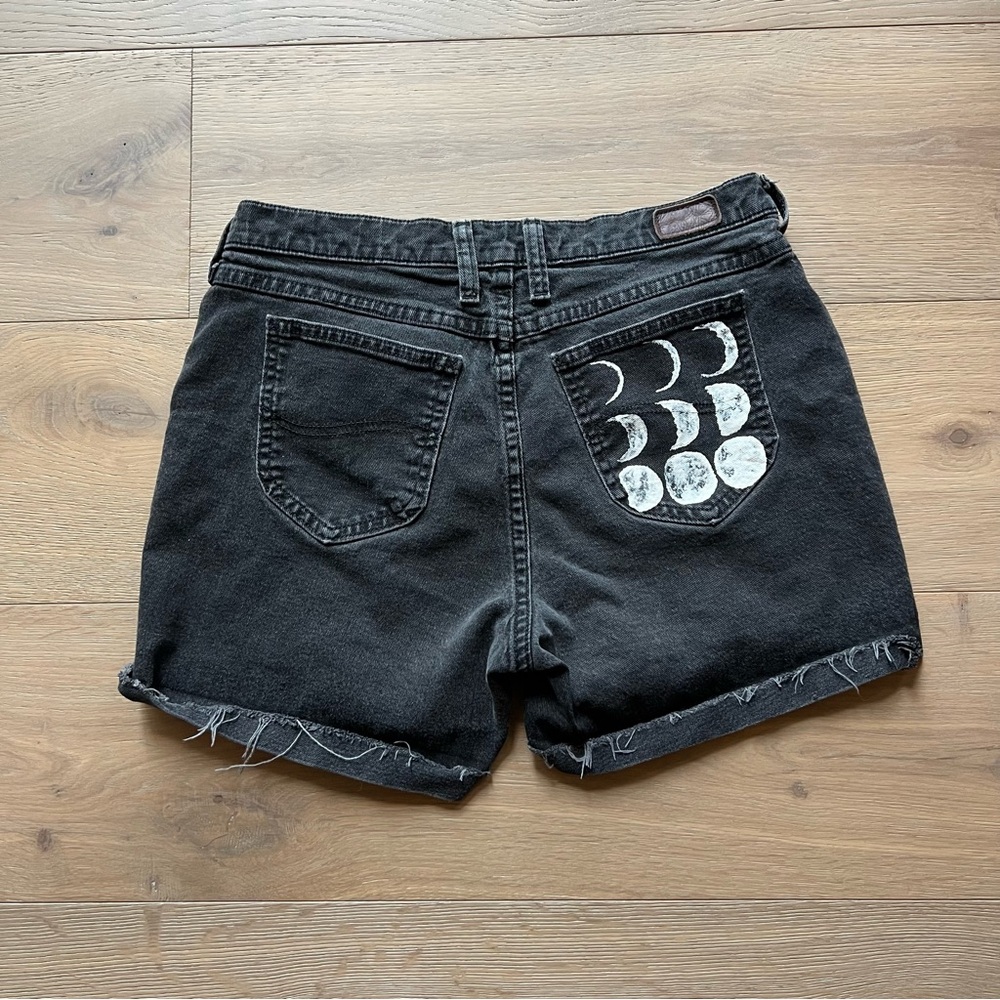 Lee Upcycled Moon Phase Cutoffs